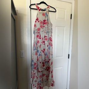 Elle size large high low dress